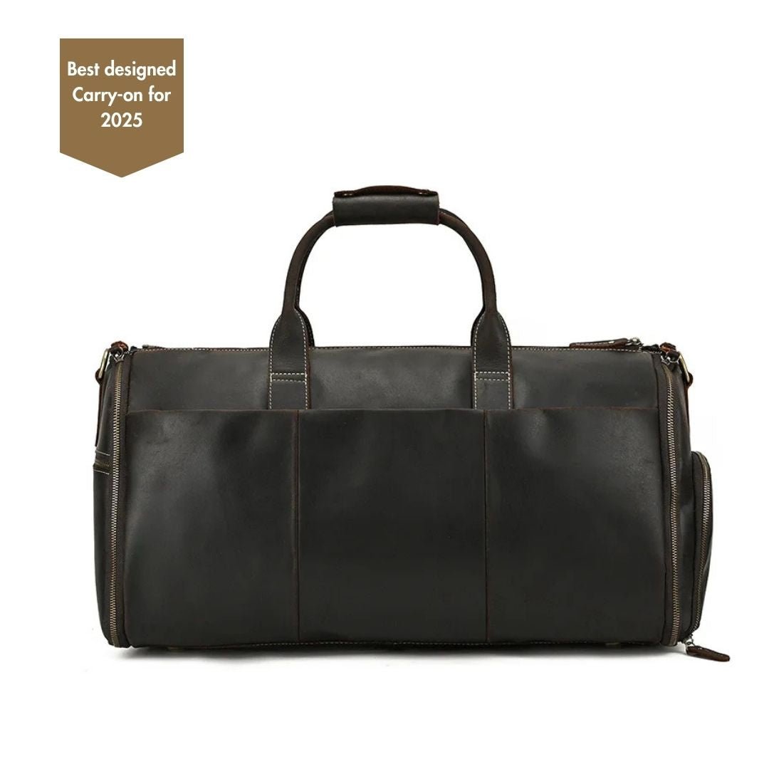 DXB Business Travel Bag™️ | Men's Genuine Leather Travel Bag (Cowhide)