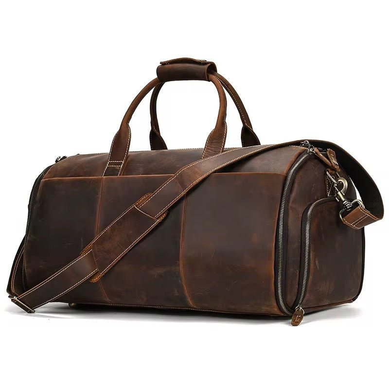 men s business travel bag DXB Business Travel Bag™️ | Men's Genuine Leather Travel Bag (Cowhide)